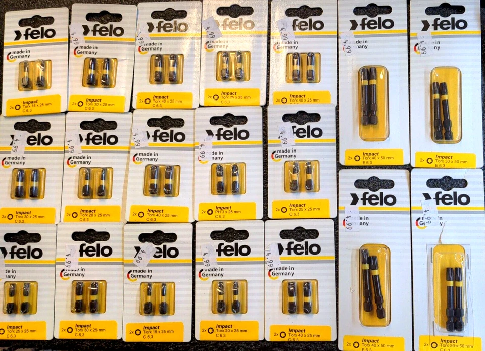 Lote de 40 brocas largas Felo y 4 Isomax Foto 4 de 4