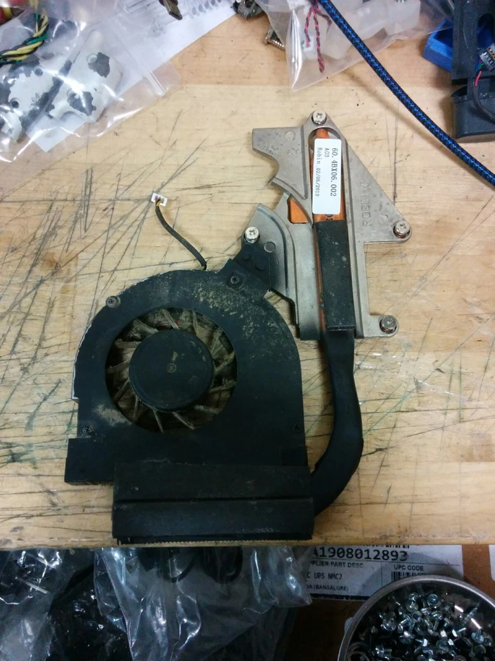 Gateway NV5214U Series CPU Cooling Fan & Heatsink DFS551305MC0T 60.4BX06.002 - Image 2 of 3