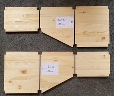 F&uuml;r Ikea Ivar Reduzierbretter &Uuml;bergangsbretter 30 auf 50cm Regalbreite RAR