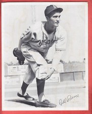 1947  BUFFALO BISONS   TEAM ISSUE   8  X 10  GLOSSY     BILLY PIERCE   ROOKIE