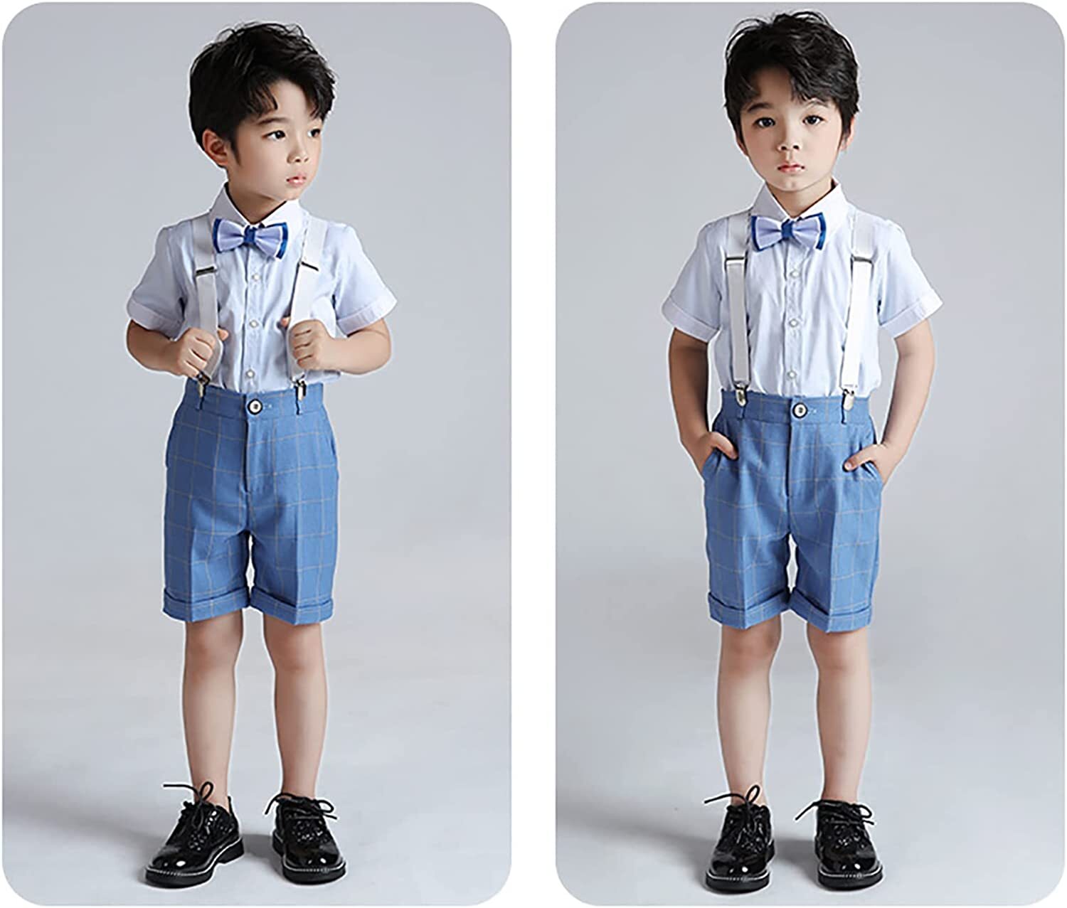 Completo Pageboy 5 Pezzi Per Bambino | Smoking Coda Mattutina | Battesimo E Comunione | Beau Kid