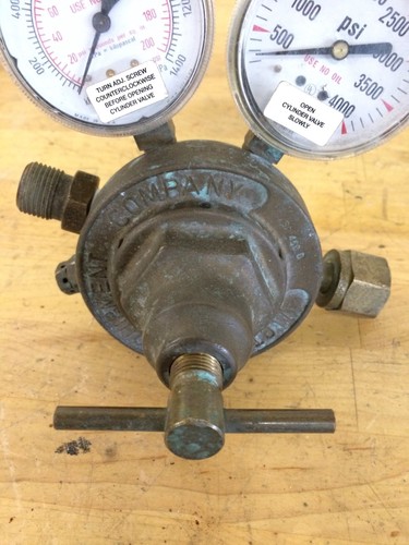 VINTAGE Victor Equipment Company Compressed Gas Regulator (SR-450-D) - Picture 3 of 5