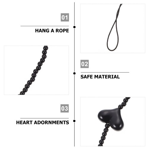 2 Pieces Liebe Handyseil Handykette Selber Machen Dekorative Telefonkette - 第 3/12 張圖片