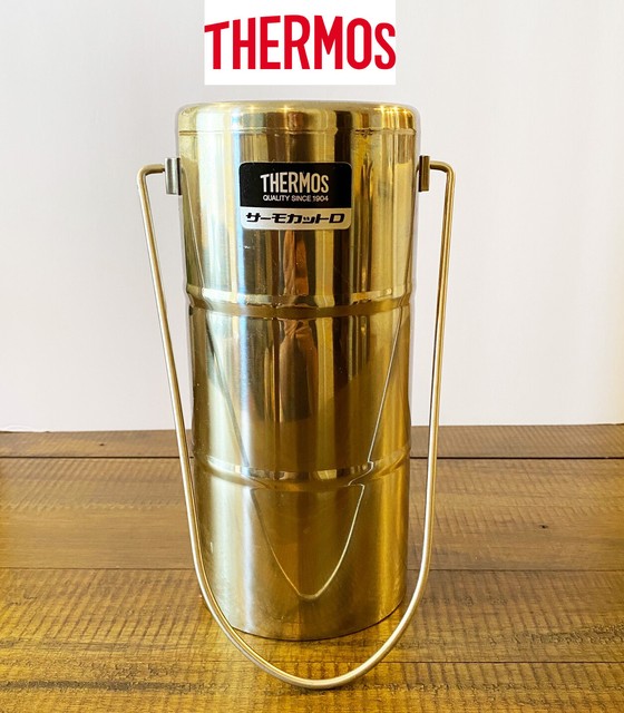 1L THERMOS JAPAN Dewar Stainless Steel Unbreakable with Carrying Handle