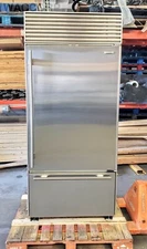 **RECONDITIONED SUB-ZERO 36" 650 REFRIGERATOR LEFT TUBE HANDLE NO-FLAW STAINLESS