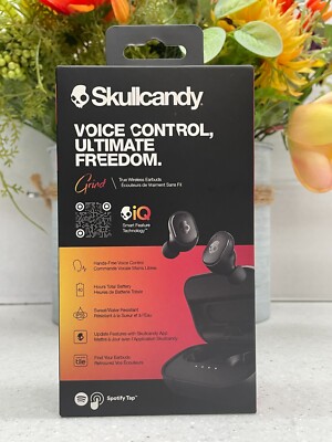 Skullcandy - Grind True Wireless In-Ear Headphones - Black- MFG SEALED