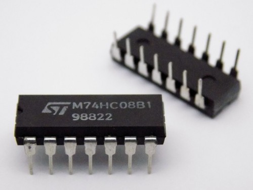 5x SGS-Thomson M74HC08B1 - Quad 2-Input AND Gate - IC 74HC08 PDIP14 - Picture 6 of 6