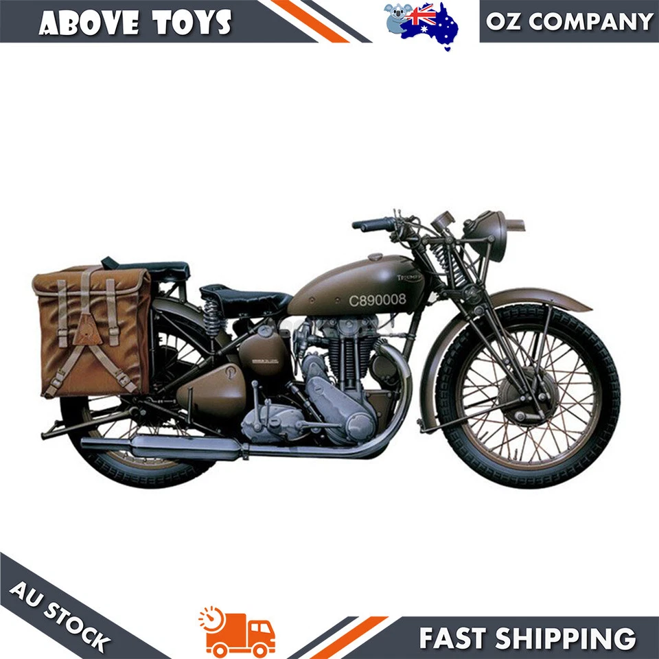 Italeri 1:9 Scale Triumph 3HW Military Motorcycle Plastic Model Kit - Изображение 3 из 3