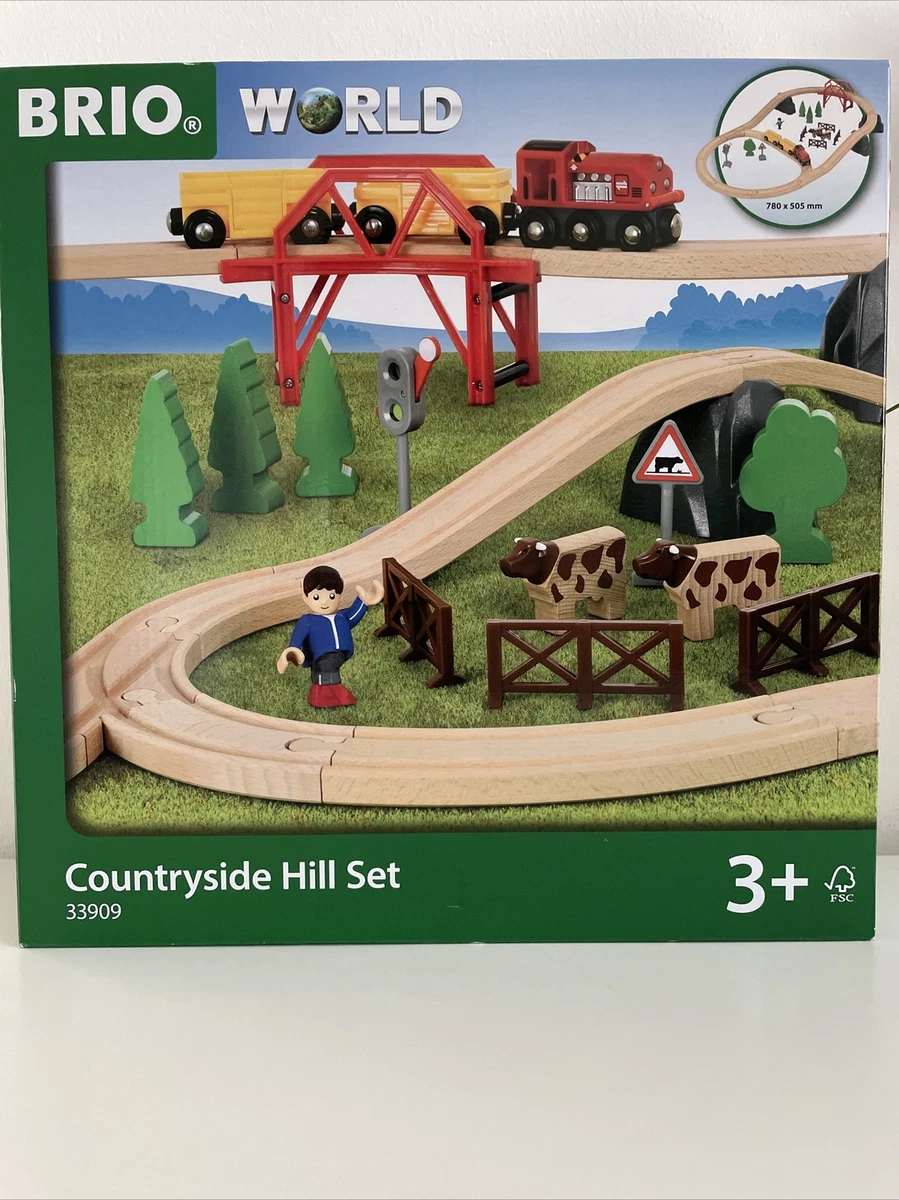BRIO World Countryside Hill Set 33909 New