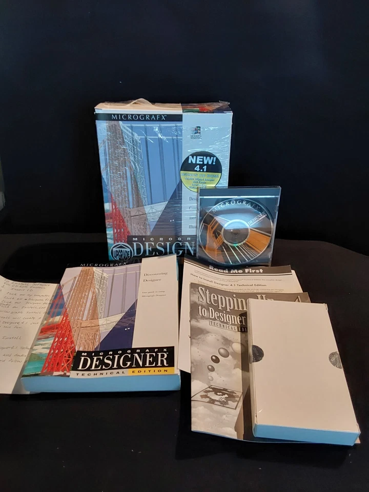 Micrografx Discovering Designer Technical Edition 4.1 BONUS CD 10000 CLIP NEW - Image 3 of 4