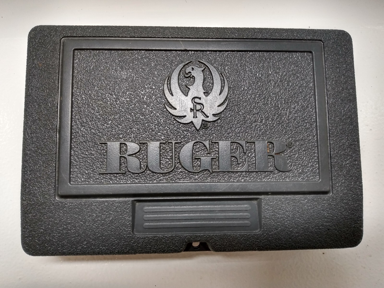 Ruger Hard Grey Plastic Pistol Case Model 03095 KP95D 9mm Storage Box