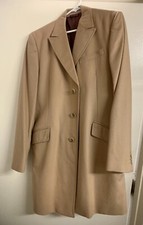 D&G Dolce & Gabbana Wool & Cashmere Lapel Dress Jacket Overcoat - Size 36/50