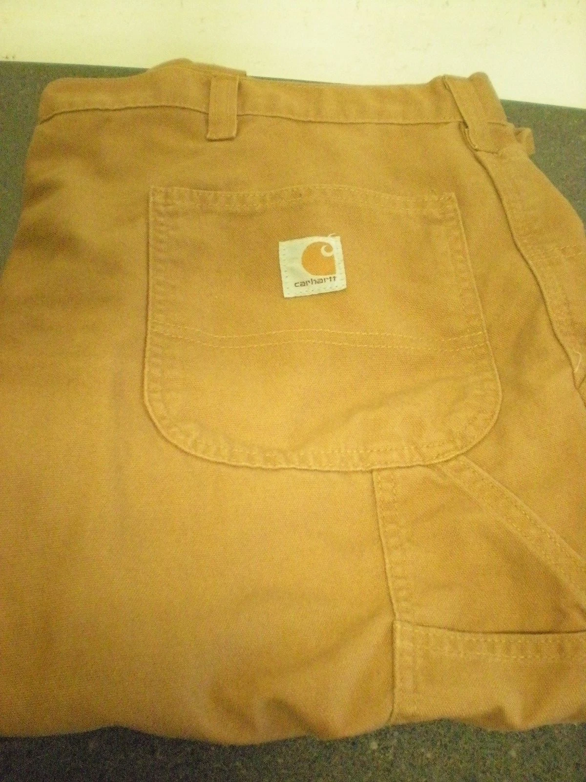 NEW CARHARTT 383-51 54X30 LIGHTWEIGHT DUNGAREE FIT BROWN WORK PANTS
