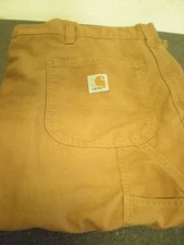 NEW CARHARTT 383-51 32X28 LIGHTWEIGHT DUNGAREE FIT BROWN WORK PANTS