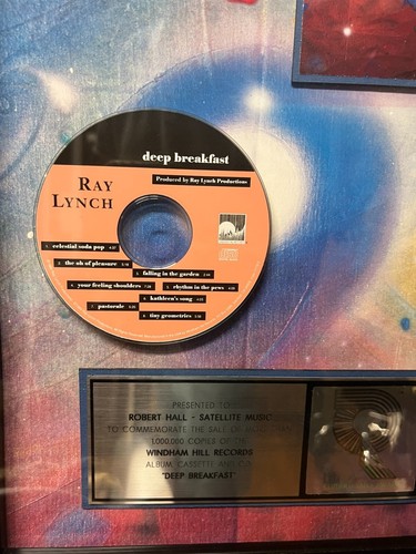 PREMIO DE VENTAS CERTIFICADO RIAA RAY LYNCH 1M VENTAS WINDHAM HILL RECORDS - Imagen 2 de 13