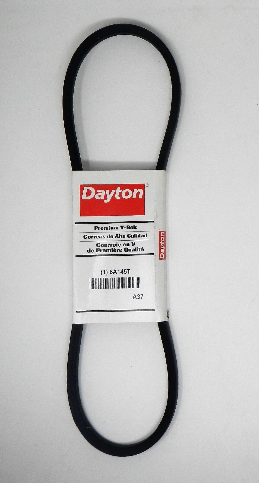 Dayton 6A145 (T) Premium V-Belt A37 Outside Length 39"