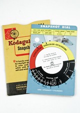 Vintage Kodak Snapshot Kodaguide Exposure Calculator Genuine Original