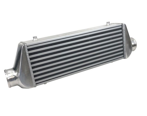 Universal Aluminum Front Mount Intercooler 27"X9"X4" Overall, 3" Inlet/Outlet - Foto 7 di 8