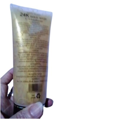 3X 24K Gold Mask L-Glutathione Cream Facial Dark Spot Beauty Secret 220  ml+Track