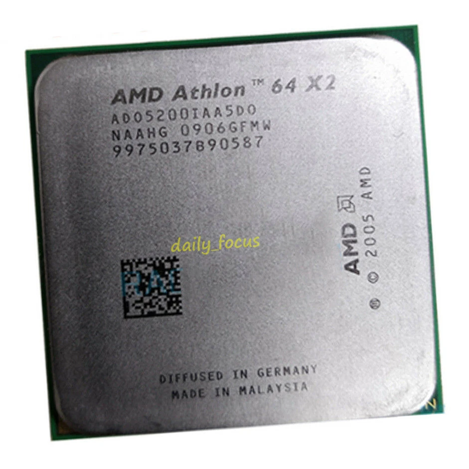 AMD Athlon 64 X2 5200+ 2.7GHZ Dual Core ADO5200IAA5DO Socket AM2 CPU Processor - Image 2 of 4