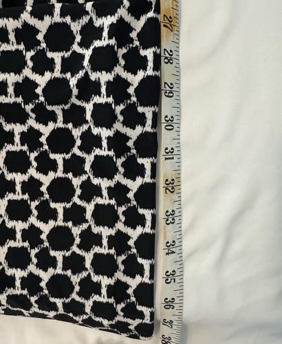Jones Studio Wide Leg Stretch Pant Black White Abstract Print Size XL - Picture 16 of 17