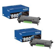Brother TN-880 Black High Yield Toner 2 Pack for HL-L6200DW HL-L6400DW