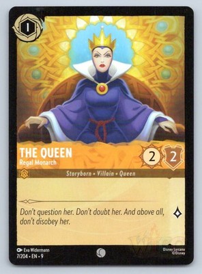 Lorcana The Queen - Regal Monarch Fabled 9 C 7/204 NM