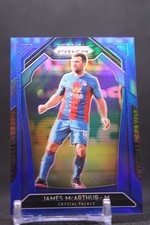 James McArthur #68 2020-21 Panini Prizm Premier League Blue Prizm SN/199