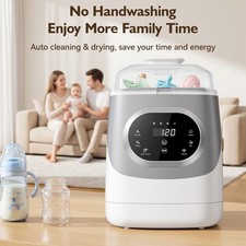 Used Multi-Function Electric Baby Bottle Washer Steam Sterilizer Dryer