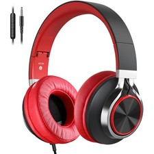 COOSII Over Ear Headphones Wired, AC01 Corded Stereo Headsets with Microphone...