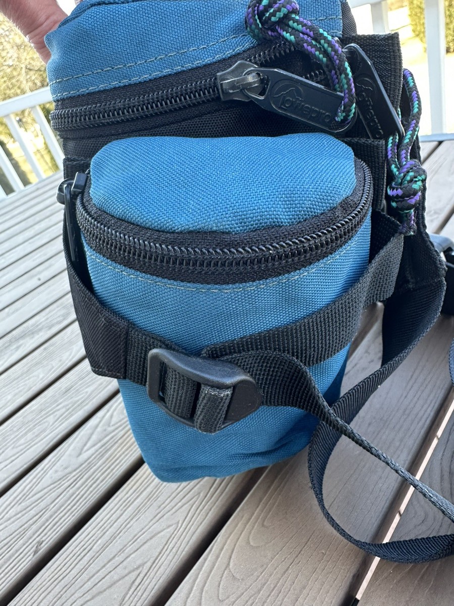 Lowepro Off Trail Camera Bag Fanny Waist Pack blue Padded 2 Lens
