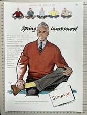 Simpson Piccadilly London - 1957 Press Cutting 399