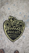 Porcelain Ducati Enamel Sign Size 24 X 21 Inches