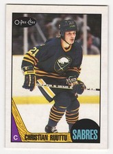 1987-88 O-Pee-Chee Christian Ruuttu #121 RC Sabres