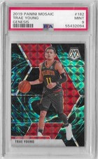 2019 Panini Mosaic Trae Young Genesis #182 PSA 9 Atlanta Hawks Washington Wizard