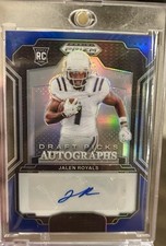 2025 Panini Prizm Draft Picks Autograph Jalen Royals DPA-JRS Blue Prizm /249 RC 
