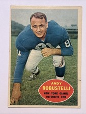 Andy Robustelli #81 Topps 1960 Football Card (New York Giants)*