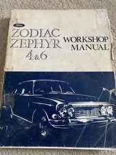 Ford mk3 Zephyr 4 + 6 Zodiac 1962-66 Workshop Manual 