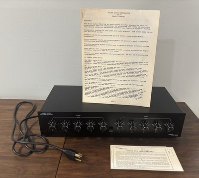 Niles Audio VSA-5 Audio/Video Patching System   With Manual- Untested *READ*