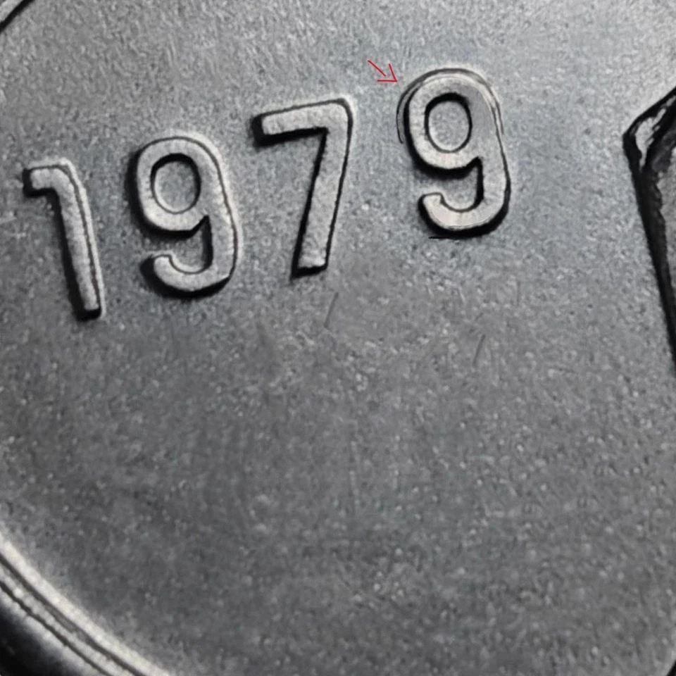 MESSICO 1 ONCIA OZ 1979 CIFRA 9 RIBATTUTA ARGENTO SILVER PURO 999 MOLTO RARA - Immagine 4 di 4