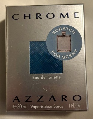 Chrome Azzaro Eau De Toilette 1 Fl Oz / 30 Ml Unopened