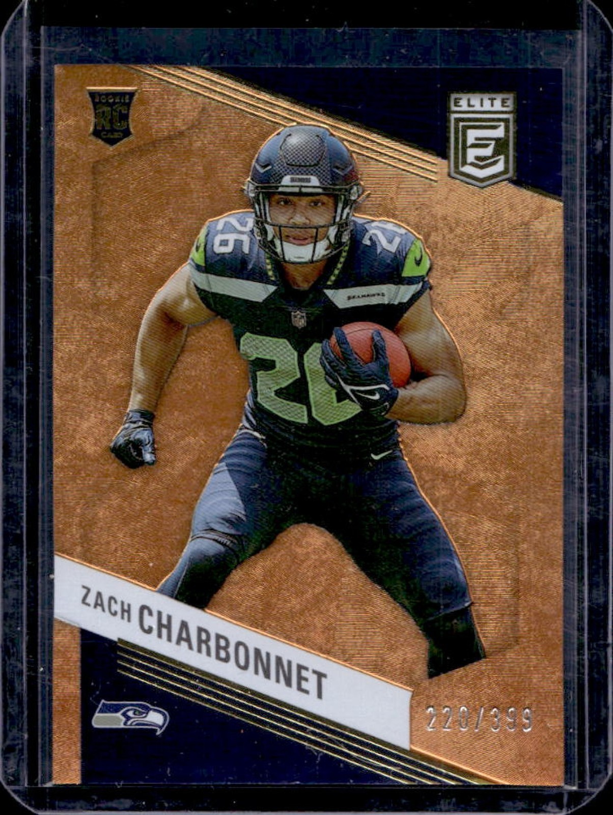 2023 Donruss Elite Zach Charbonnet RC Orange #228/399 Seahawks