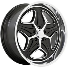 Foose F171 Merlot 22x9 5x4.75 15mm Blackmachined Wheel Rim 22 Inch