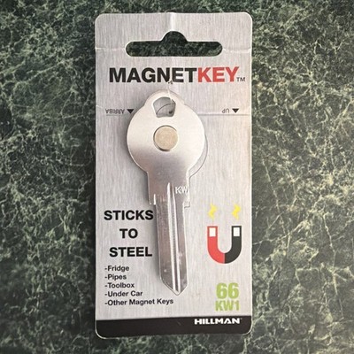 Hillman MagnetKey, a blank key designed for Kwikset (KW1)