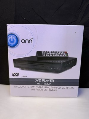 NEW IN BOX: ONN HDMI DVD Player ONA19DP005 Supports DVD, CD, PICTURE PLAYBACK