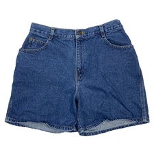 Vintage Gitano High Waisted Denim Shorts Size 14