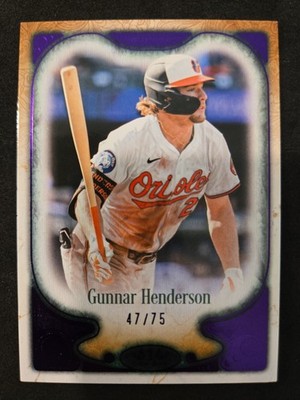 2026 Topps Tier One Gunnar Henderson Purple /75 Baltimore Orioles