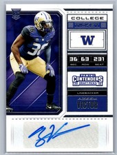 Azeem Victor 2018 Contenders Draft Picks College Ticket Auto #238