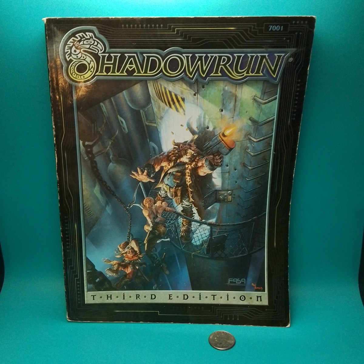 Vintage 1998 Shadowrun FASA RPG Handbook Guide Third Edition 7001 