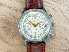 GENTS 1940'S PATEK PHILIPPE CHRONOGRAPH DIAL WITH VINTAGE VALJOUX 23 MOVEMENT.